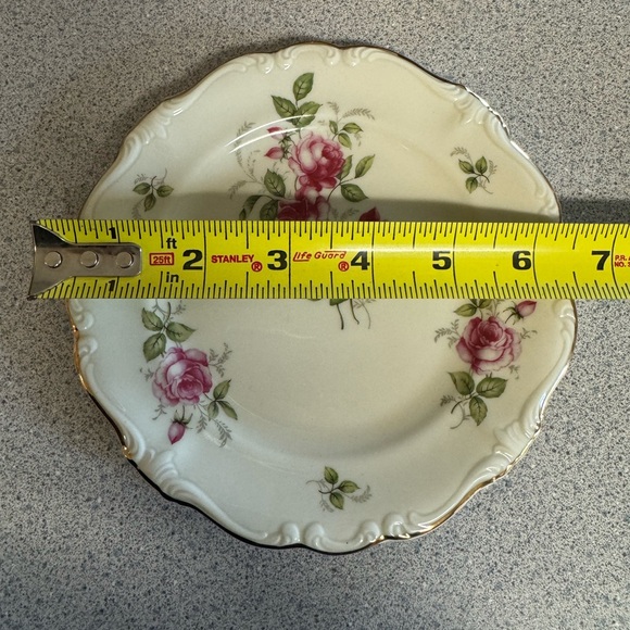 Rosenthal Courtship Bread & Butter Plate 6 3/8” pompadour - Picture 4 of 9